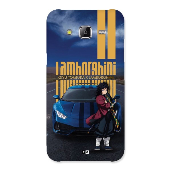 Giyu Tomioka Supercar Back Case for Galaxy J5