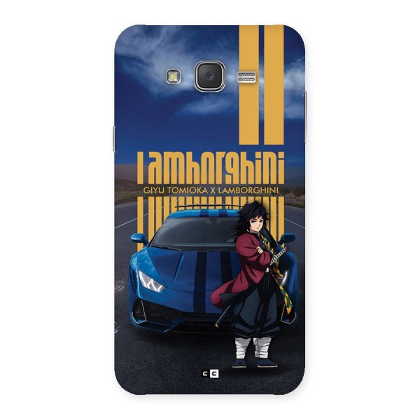 Giyu Tomioka Supercar Back Case for Galaxy J7