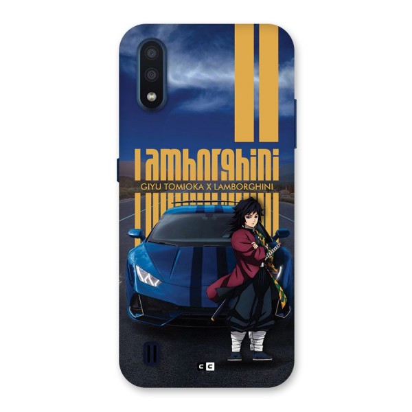 Giyu Tomioka Supercar Back Case for Galaxy M01