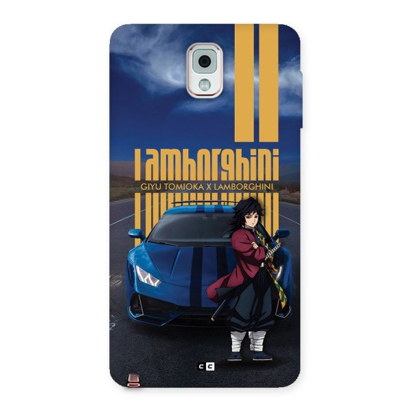 Giyu Tomioka Supercar Back Case for Galaxy Note 3