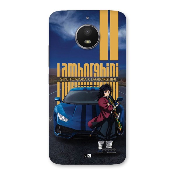 Giyu Tomioka Supercar Back Case for Moto E4