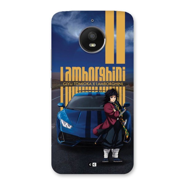 Giyu Tomioka Supercar Back Case for Moto E4 Plus