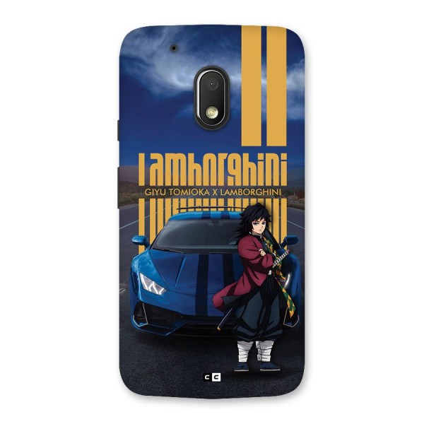 Giyu Tomioka Supercar Back Case for Moto G4 Play