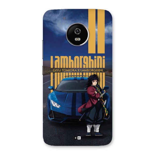 Giyu Tomioka Supercar Back Case for Moto G5