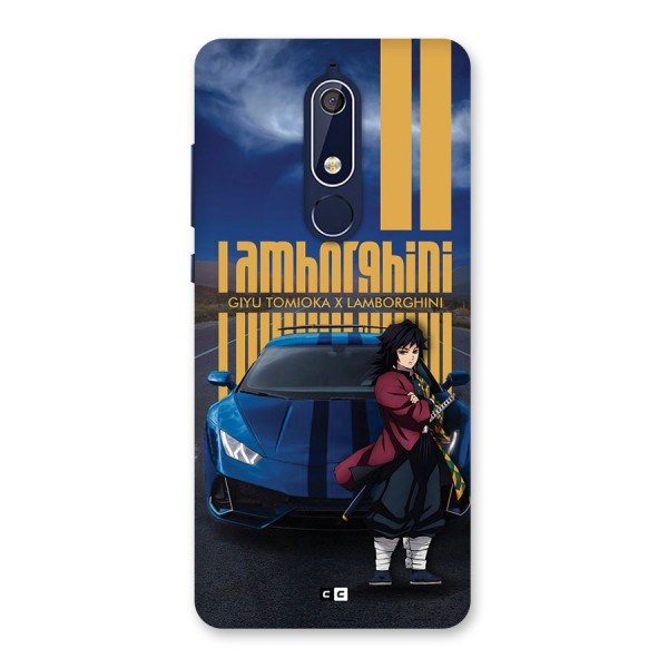 Giyu Tomioka Supercar Back Case for Nokia 5.1