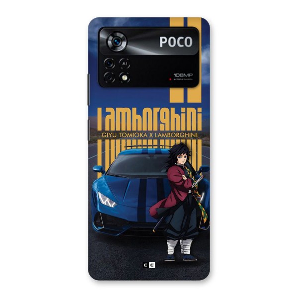 Giyu Tomioka Supercar Back Case for Poco X4 Pro 5G