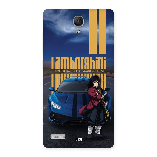 Giyu Tomioka Supercar Back Case for Redmi Note