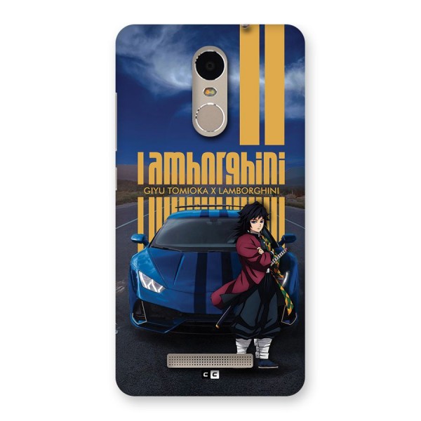 Giyu Tomioka Supercar Back Case for Redmi Note 3