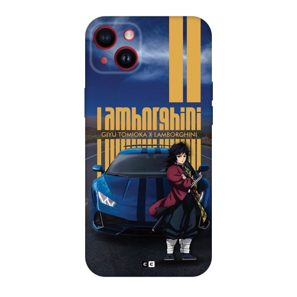 Giyu Tomioka Supercar Back Case for iPhone 14 Plus