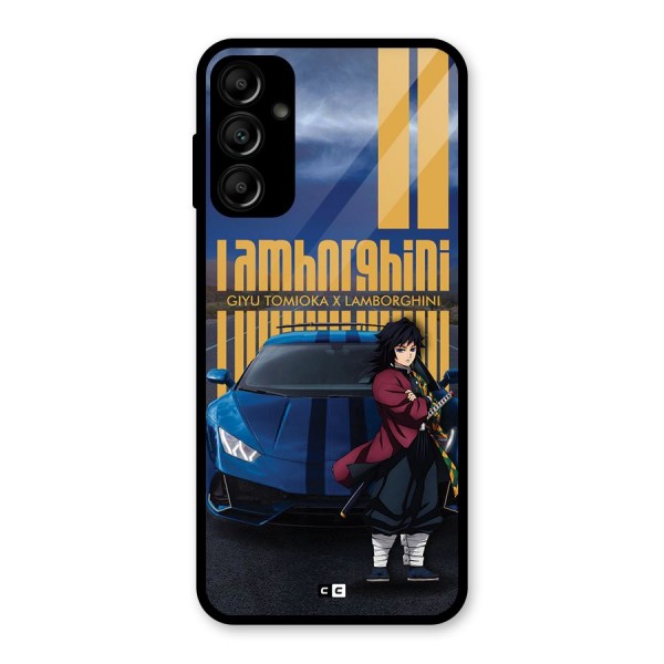 Giyu Tomioka Supercar Glass Back Case for Galaxy A14 5G