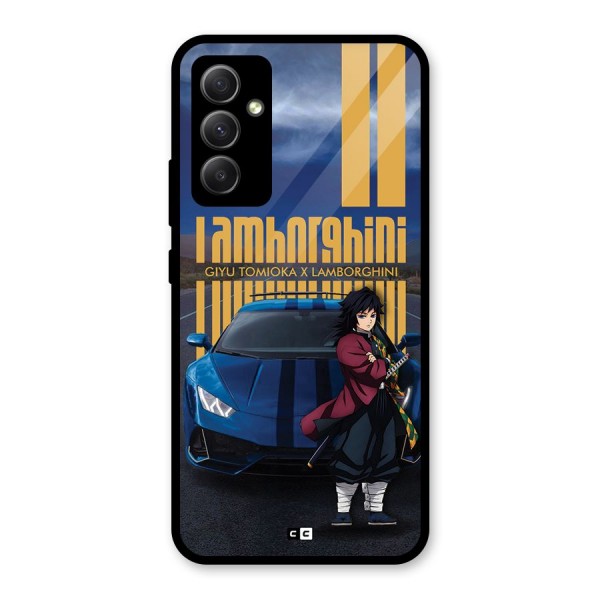 Giyu Tomioka Supercar Glass Back Case for Galaxy A34