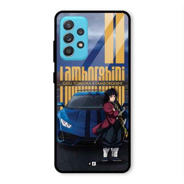 Giyu Tomioka Supercar Glass Back Case for Galaxy A52