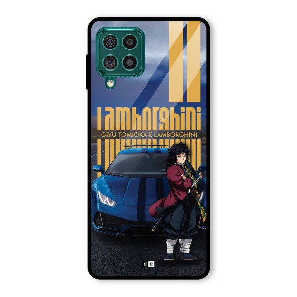 Giyu Tomioka Supercar Glass Back Case for Galaxy F62