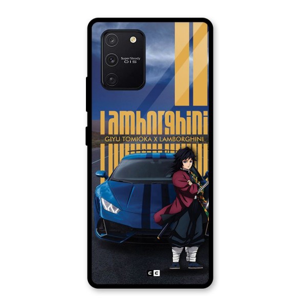 Giyu Tomioka Supercar Glass Back Case for Galaxy S10 Lite