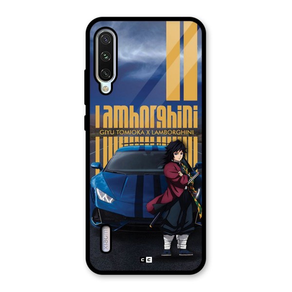 Giyu Tomioka Supercar Glass Back Case for Mi A3