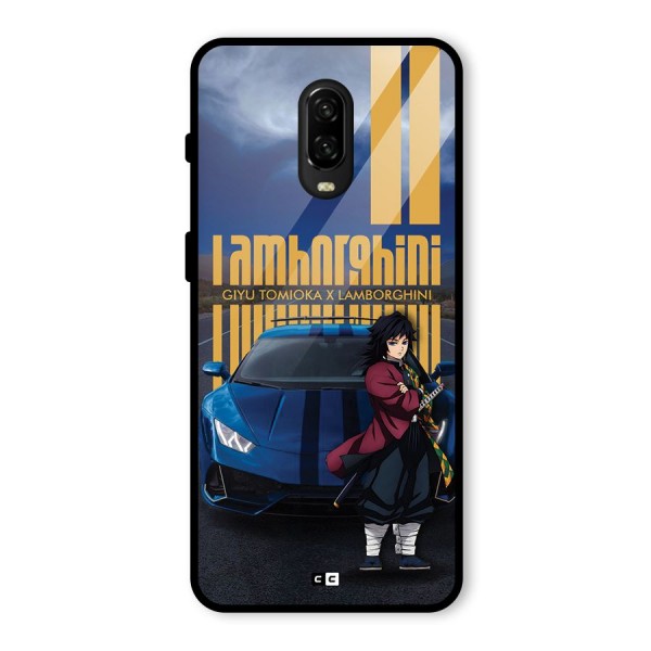 Giyu Tomioka Supercar Glass Back Case for OnePlus 6T