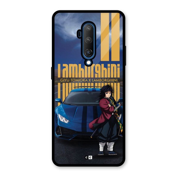 Giyu Tomioka Supercar Glass Back Case for OnePlus 7T Pro