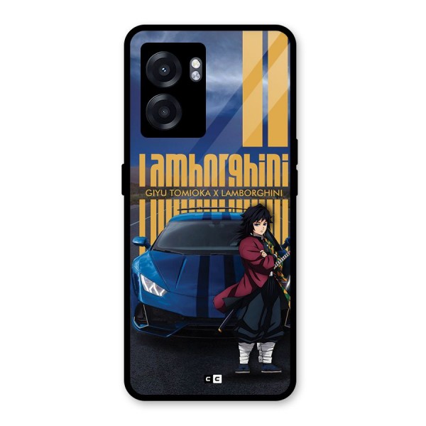 Giyu Tomioka Supercar Glass Back Case for Oppo K10 (5G)