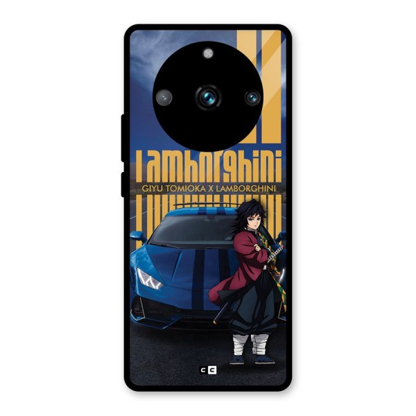 Giyu Tomioka Supercar Glass Back Case for Realme 11 Pro