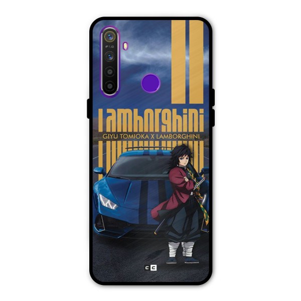 Giyu Tomioka Supercar Glass Back Case for Realme 5s