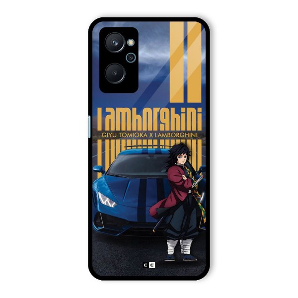 Giyu Tomioka Supercar Glass Back Case for Realme 9i