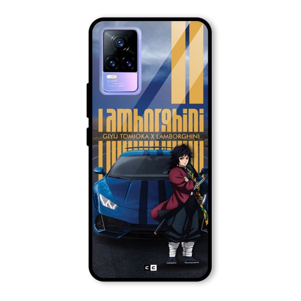 Giyu Tomioka Supercar Glass Back Case for Vivo Y73