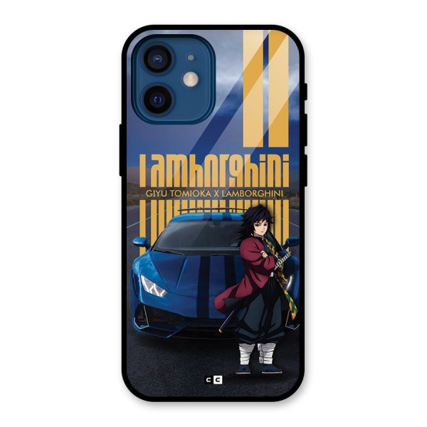 Giyu Tomioka Supercar Glass Back Case for iPhone 12 Mini