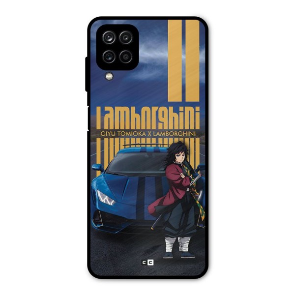 Giyu Tomioka Supercar Metal Back Case for Galaxy A12