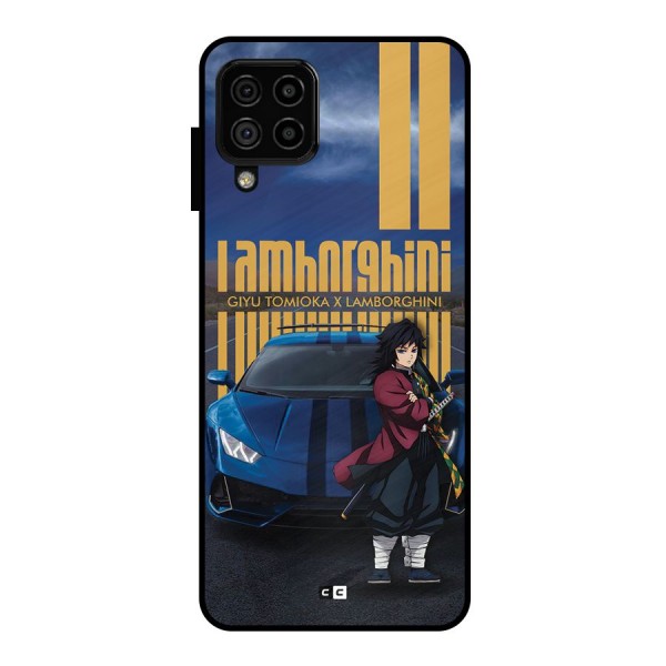 Giyu Tomioka Supercar Metal Back Case for Galaxy A22 4G