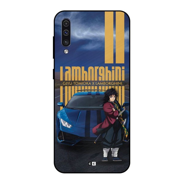 Giyu Tomioka Supercar Metal Back Case for Galaxy A50