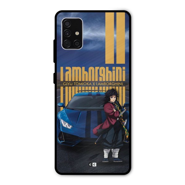 Giyu Tomioka Supercar Metal Back Case for Galaxy A51