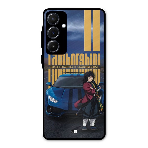 Giyu Tomioka Supercar Metal Back Case for Galaxy A55