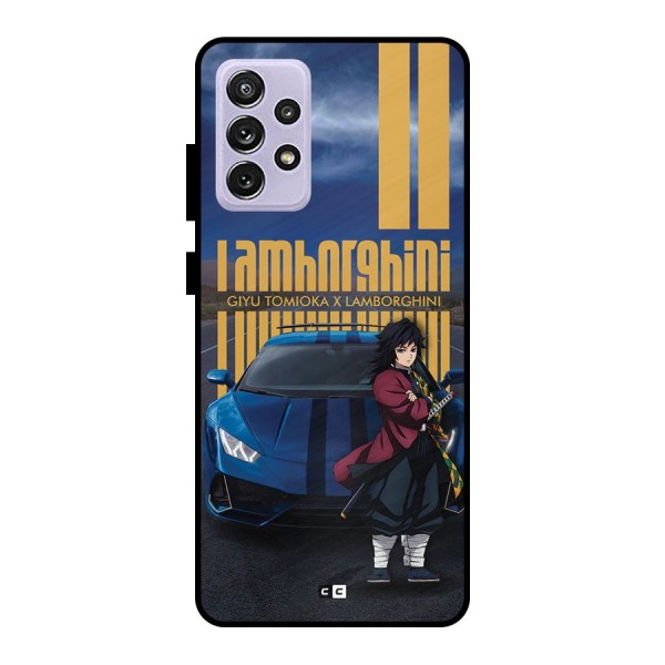 Giyu Tomioka Supercar Metal Back Case for Galaxy A72