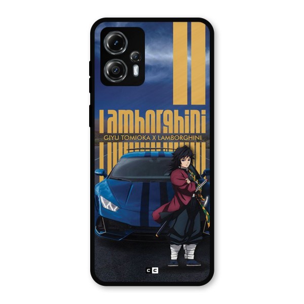 Giyu Tomioka Supercar Metal Back Case for Moto G13