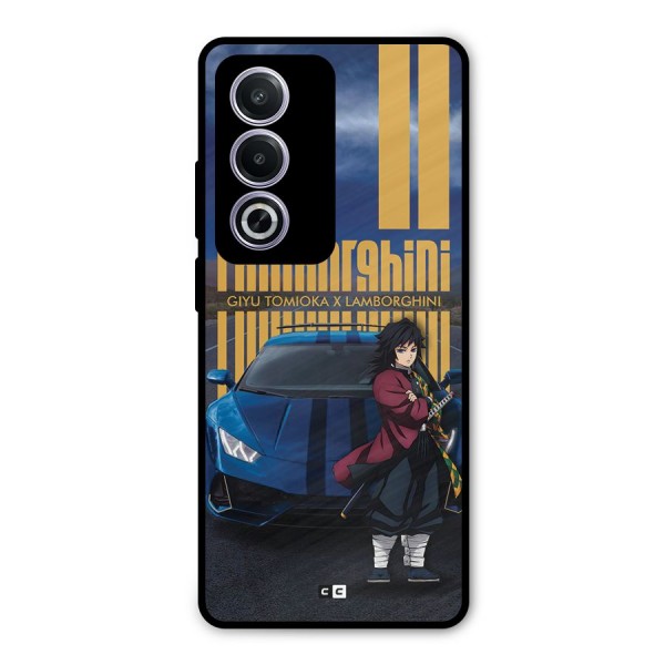 Giyu Tomioka Supercar Metal Back Case for Oppo A3 Pro