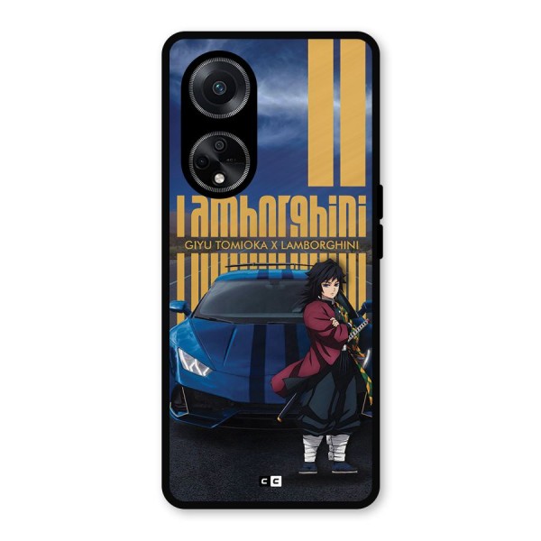 Giyu Tomioka Supercar Metal Back Case for Oppo F23