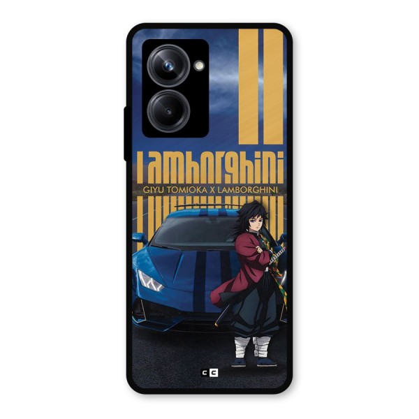 Giyu Tomioka Supercar Metal Back Case for Realme 10 Pro