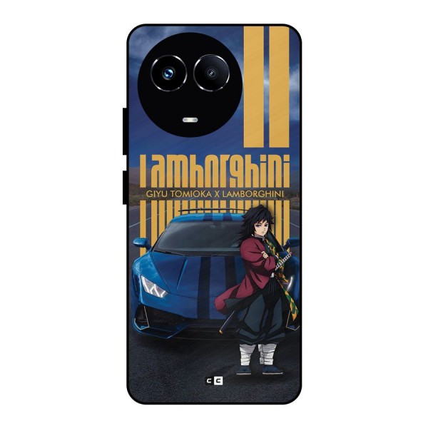 Giyu Tomioka Supercar Metal Back Case for Realme 11X