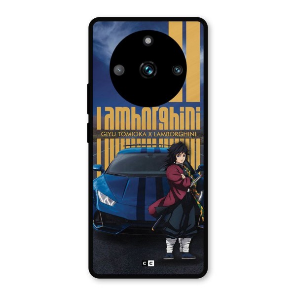 Giyu Tomioka Supercar Metal Back Case for Realme 11 Pro