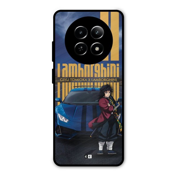 Giyu Tomioka Supercar Metal Back Case for Realme 12 5G