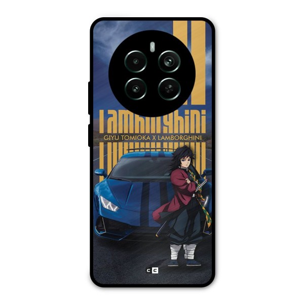 Giyu Tomioka Supercar Metal Back Case for Realme 12 Plus