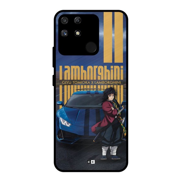 Giyu Tomioka Supercar Metal Back Case for Realme Narzo 50A