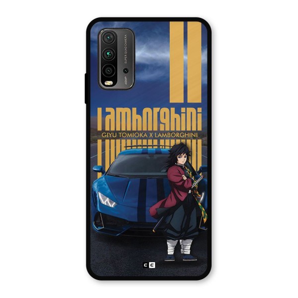 Giyu Tomioka Supercar Metal Back Case for Redmi 9 Power