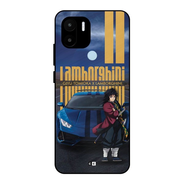 Giyu Tomioka Supercar Metal Back Case for Redmi A1 Plus