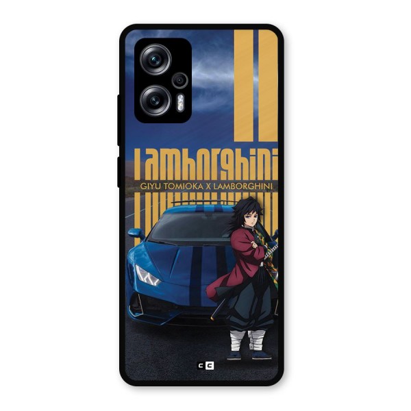 Giyu Tomioka Supercar Metal Back Case for Redmi K50i