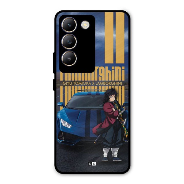 Giyu Tomioka Supercar Metal Back Case for Vivo T3 5G