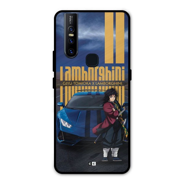 Giyu Tomioka Supercar Metal Back Case for Vivo V15