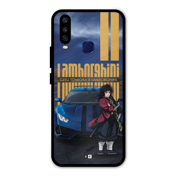 Giyu Tomioka Supercar Metal Back Case for Vivo V17