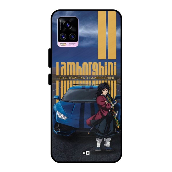 Giyu Tomioka Supercar Metal Back Case for Vivo V20 Pro