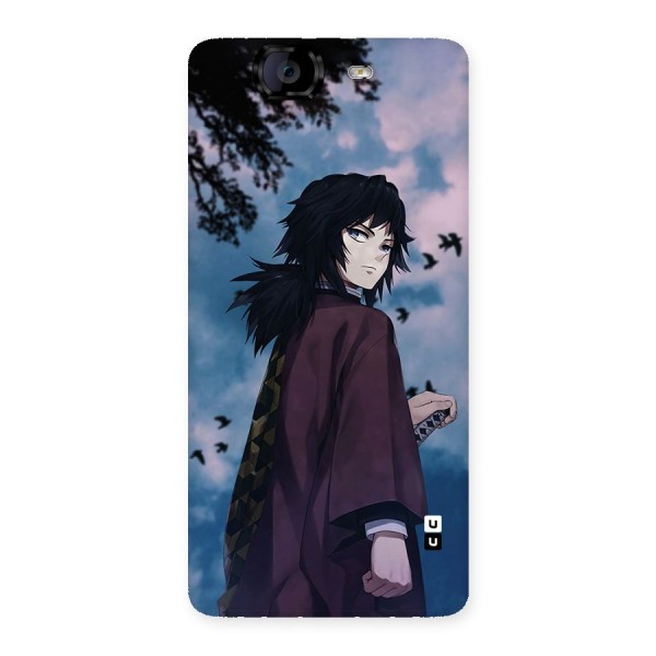 Giyu Tomioka Waiting Back Case for Canvas Knight A350